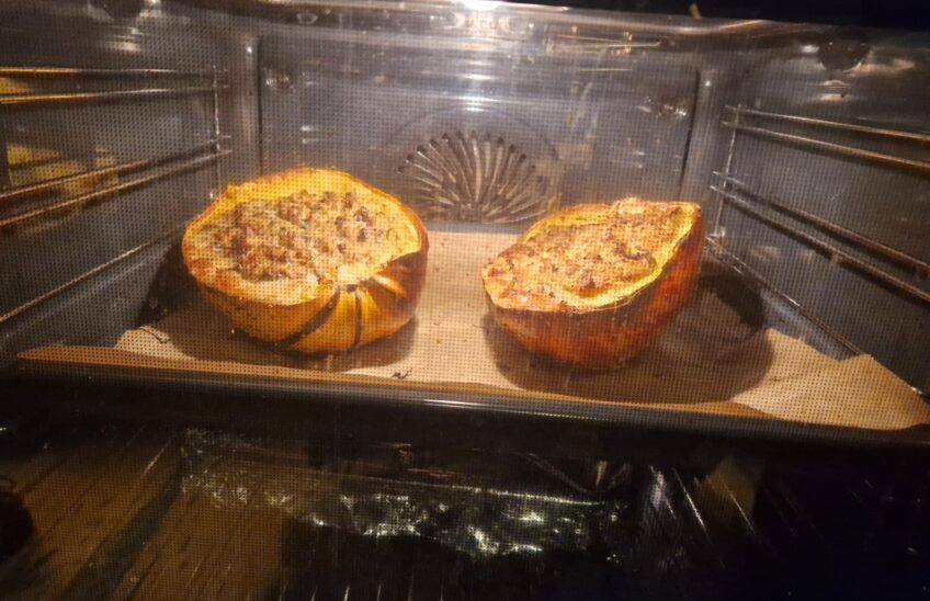 gefüllter Spaghetti Kürbis